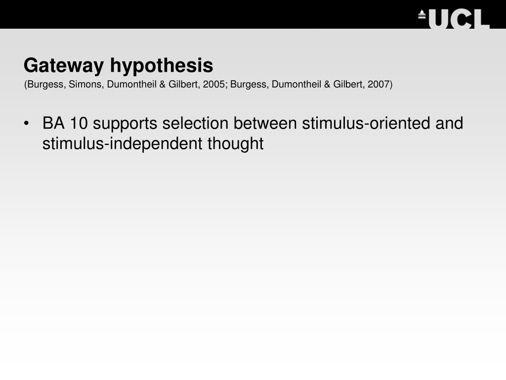 PPT Sam Gilbert Institute of Cognitive Neuroscience & Department of