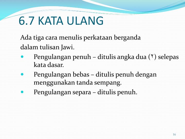 PPT - BBM3402: SISTEM TULISAN JAWI PowerPoint Presentation 