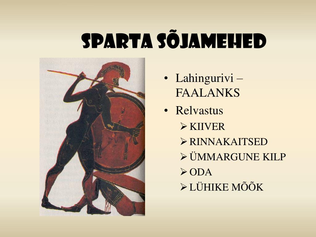 PPT - Vana – Kreeka Sparta AJALUGU 6. Klassile PowerPoint Presentation -  ID:3431235