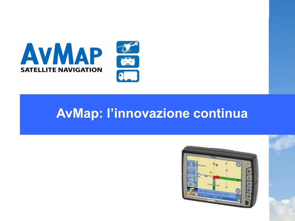 PPT - AvMap: l'innovazione continua PowerPoint Presentation, free download  - ID:3431758