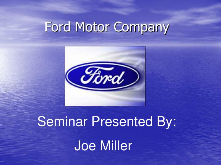 ford motor company n.