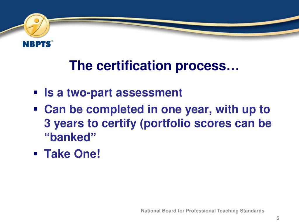 PPT Choosing Excellence National Board Certification PowerPoint Presentation ID3432920