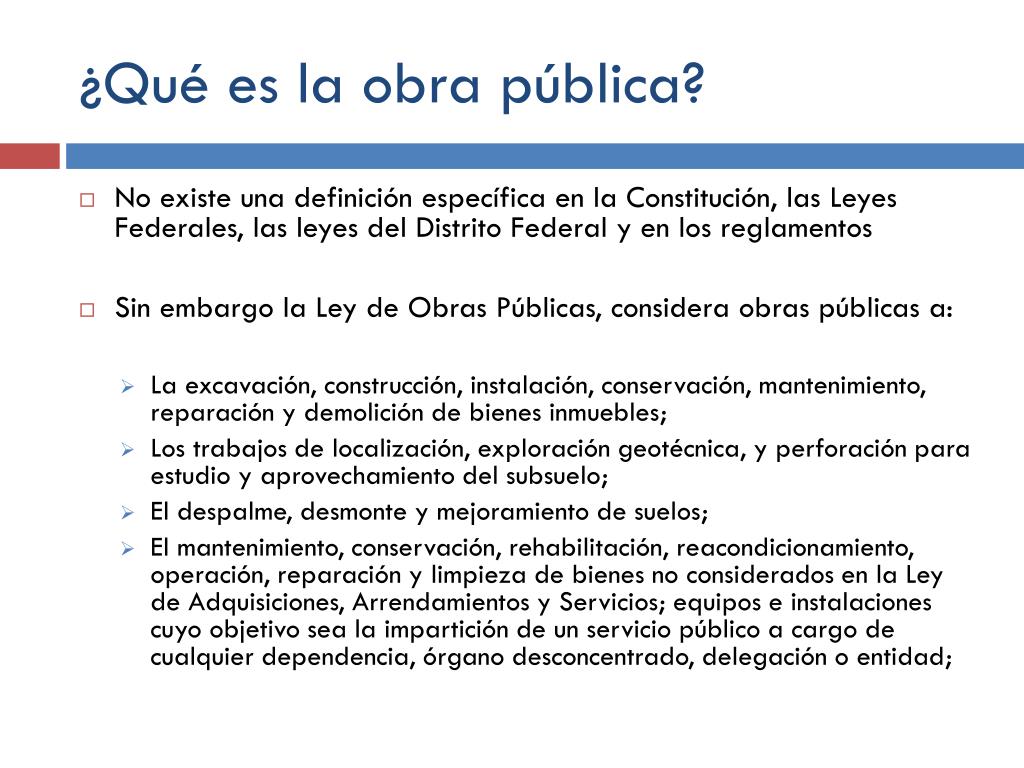 PPT - Proceso de contratación de las obras públicas en el distrito