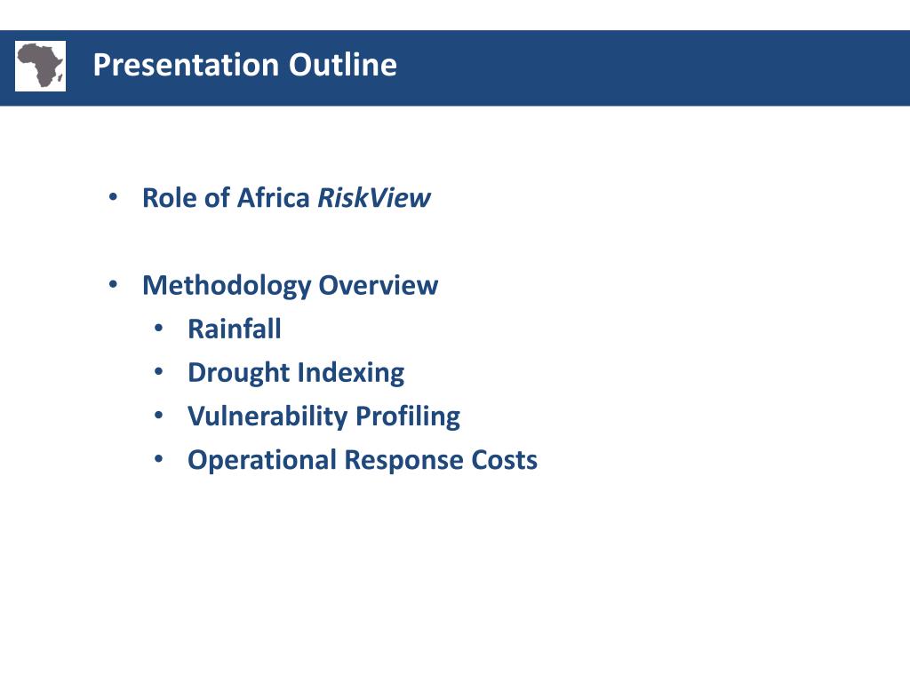 PPT - Africa RiskView African Risk Capacity (ARC) Project A Project of ...
