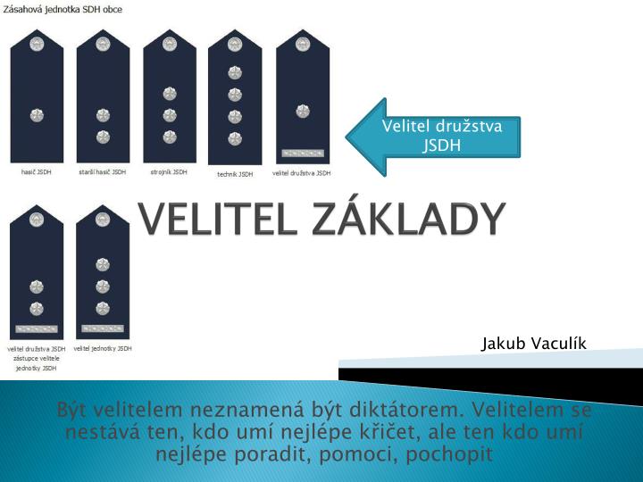 PPT VELITEL Z KLADY PowerPoint Presentation Free Download ID 3437230