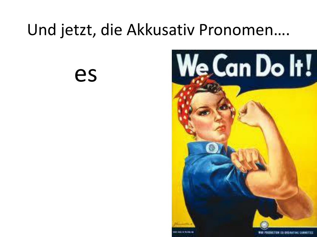 PPT - Die Akkusativ Pronomen PowerPoint Presentation, free download