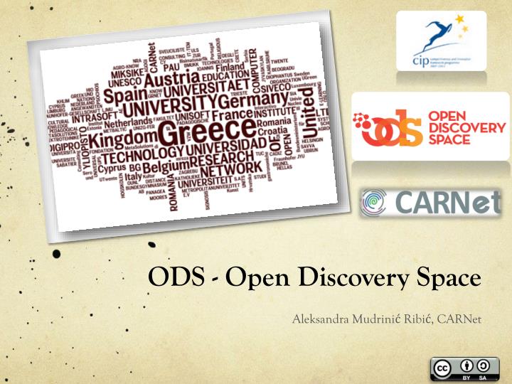 PPT ODS Open Discovery Space PowerPoint Presentation, free download