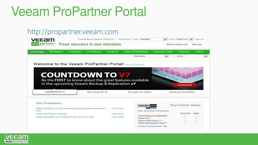 veeam partner portal veeam partner portal