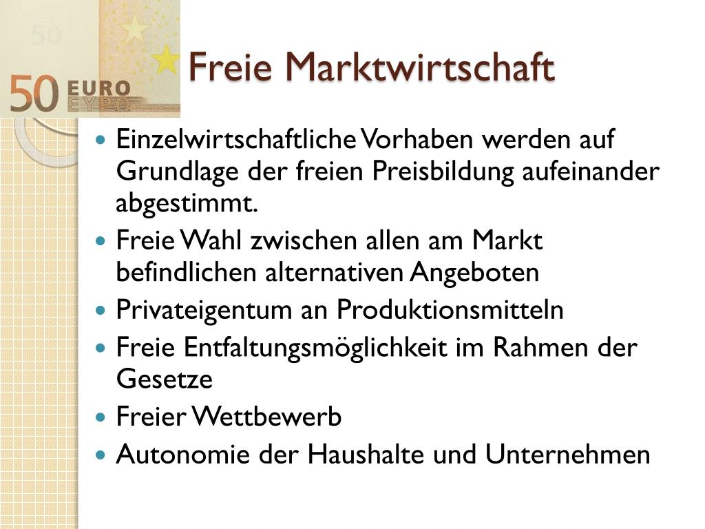 Nachteile Der Freien Marktwirtschaft PPT - Betriebs- und Volkswirtschaftslehre PowerPoint Presentation, free