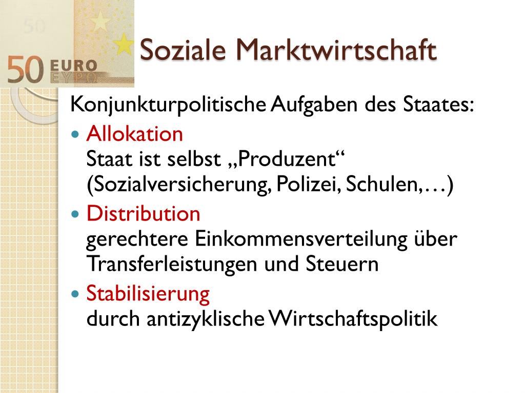Unterschied Freier Und Sozialer Marktwirtschaft PPT - Betriebs- und Volkswirtschaftslehre PowerPoint Presentation, free