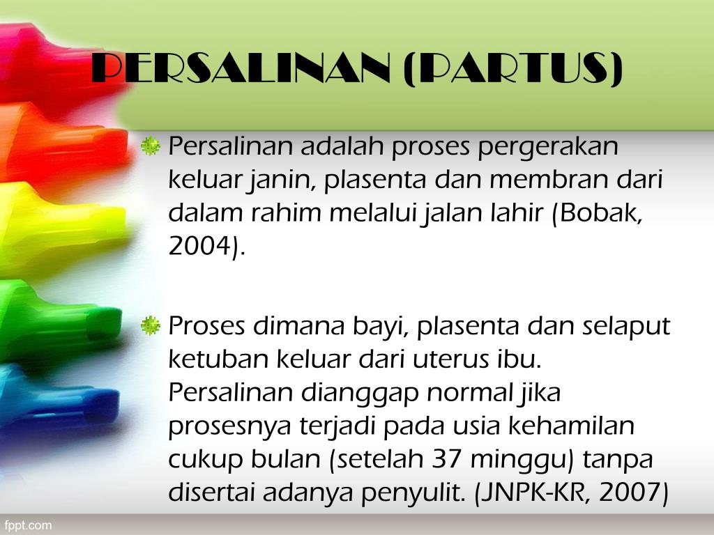 PPT - PERSALINAN PowerPoint Presentation, free download ...
