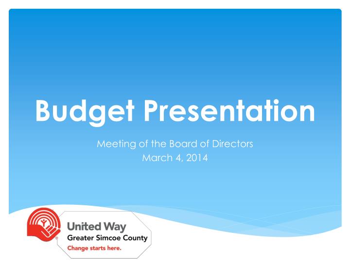 ppt budget presentation powerpoint