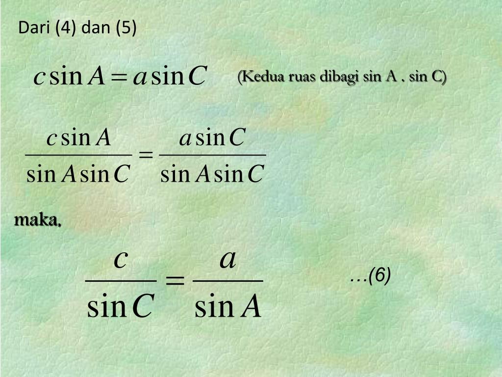 Sin c формула