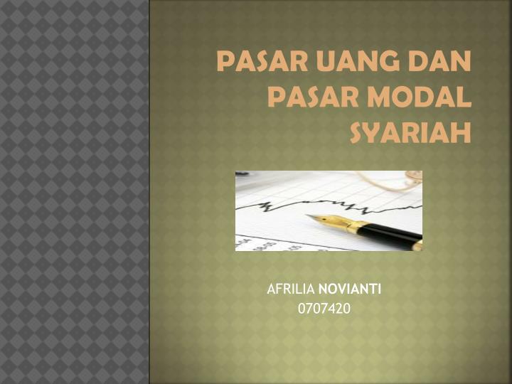 Ppt Pasar Uang Dan Pasar Modal Syariah Powerpoint Presentation Free