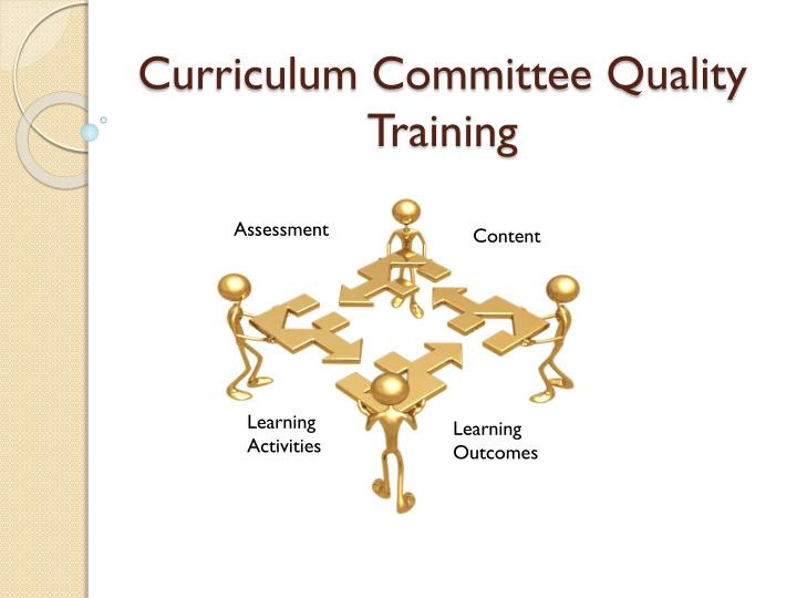 curriculum committee quality training n.