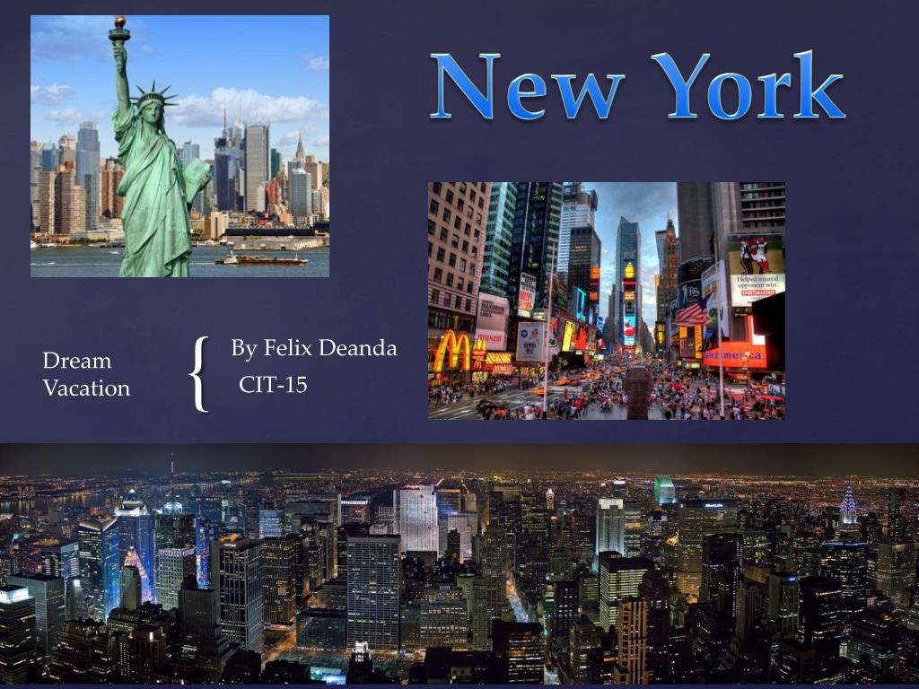 new york presentation in english
