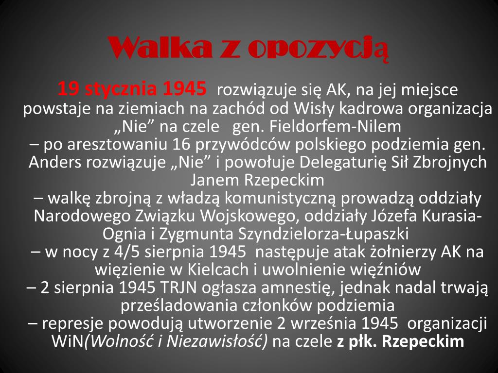 Początki Władzy Komunistów W Polsce PPT - POCZĄTKI WŁADZY KOMUNISTÓW W POLSCE PowerPoint Presentation, free