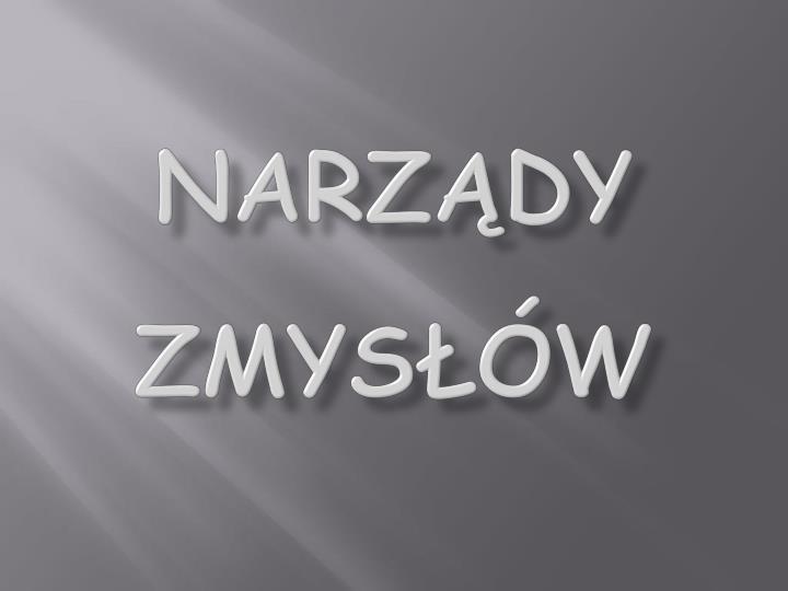 Narządy Zmysłów Test Klasa 7 PPT - NARZĄDY ZMYSŁÓW PowerPoint Presentation, free download - ID:3447991