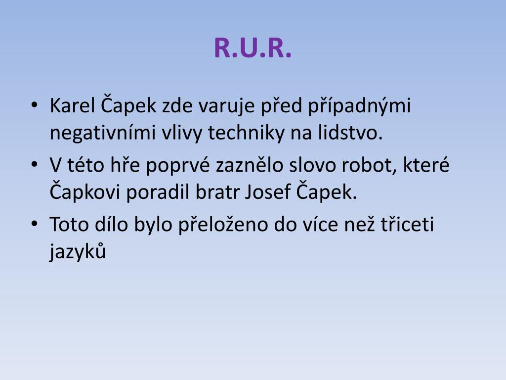 PPT - Karel Čapek a Josef Čapek PowerPoint Presentation, free download -  ID:3448624
