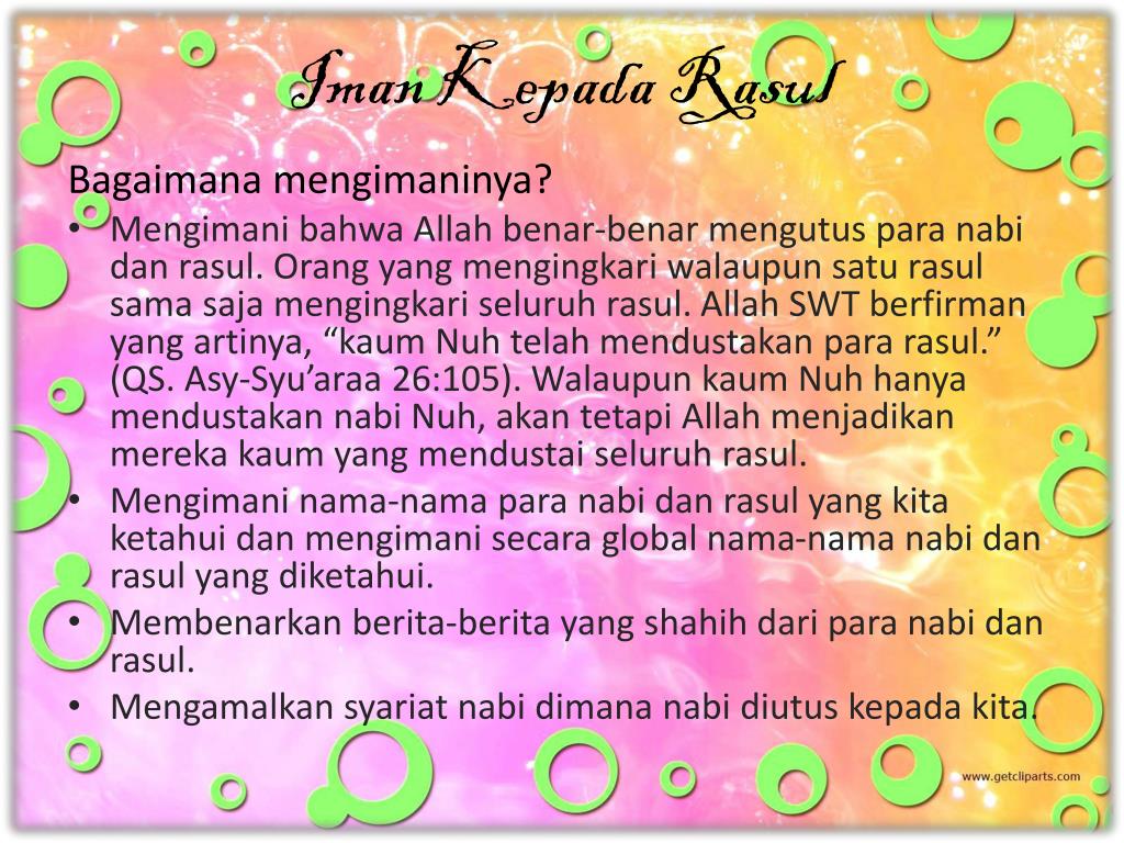 PPT Beriman Kepada Malaikat, Kitab, dan Rasul Bagaimana Mengimaninya