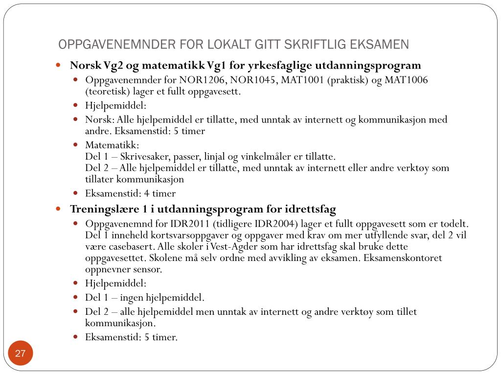 PPT - Før eksamen våren 2013 PowerPoint Presentation, free download -  ID:3449236