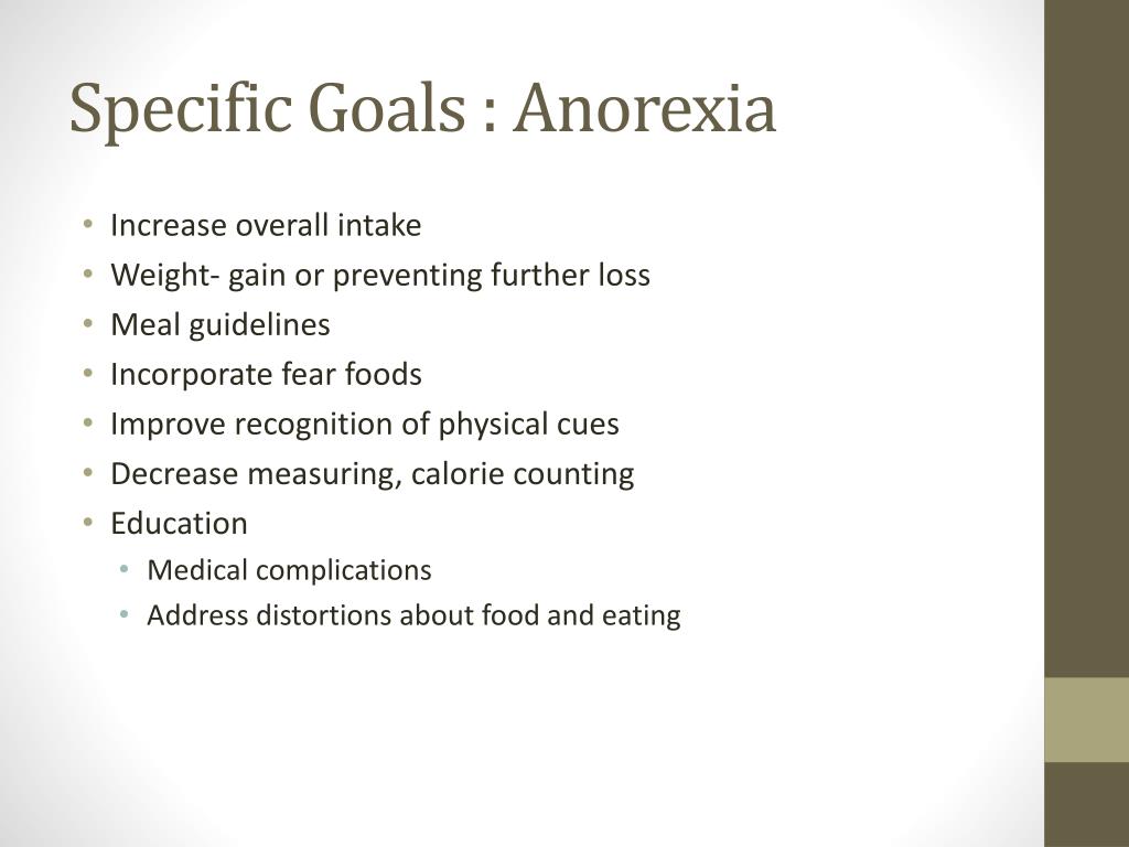 case study for anorexia