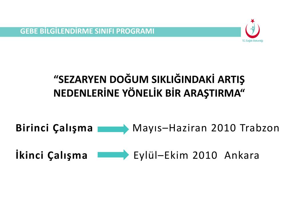 PPT - T.C. SAĞLIK BAKANLIĞI Türkiye Halk Sağlığı Kurumu KADIN VE ÜREME