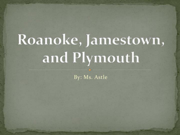 jamestown plymouth