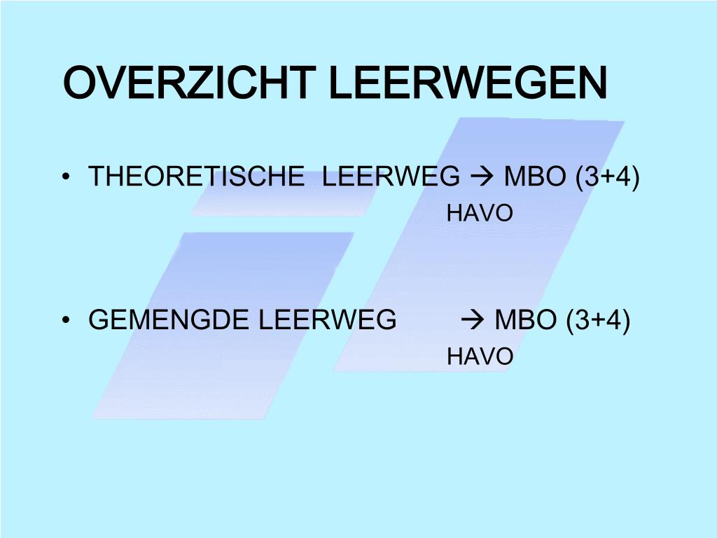 PPT - Voorlichting sectorkeuze Mavo en Mavo/HAVO Klas 2 PowerPoint