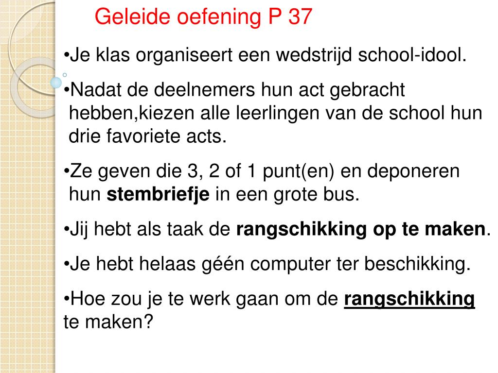 PPT - Het gegevensverwerkend proces: Van gegevens naar informatie ...