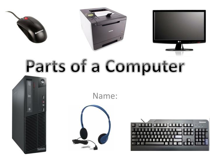 Computer Images With Parts Name