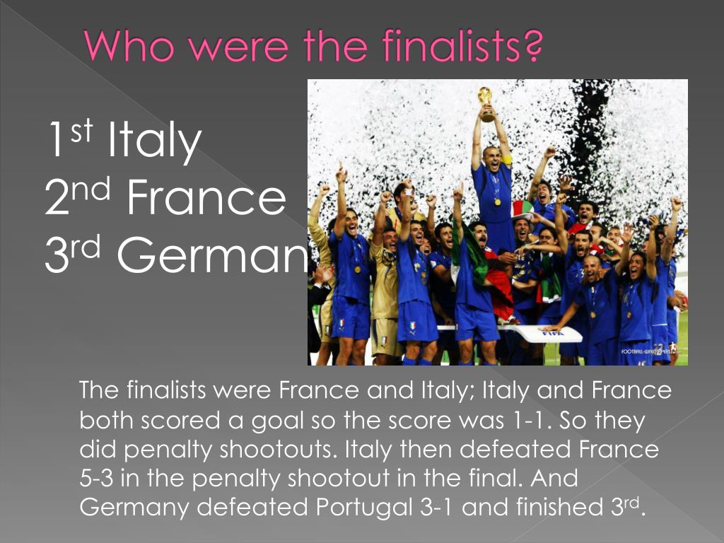 PPT Football History World Cup 2006 PowerPoint Presentation, free