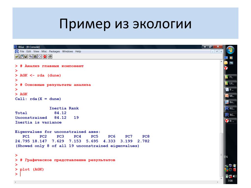 Данные в r программировании. R (язык программирования). R example