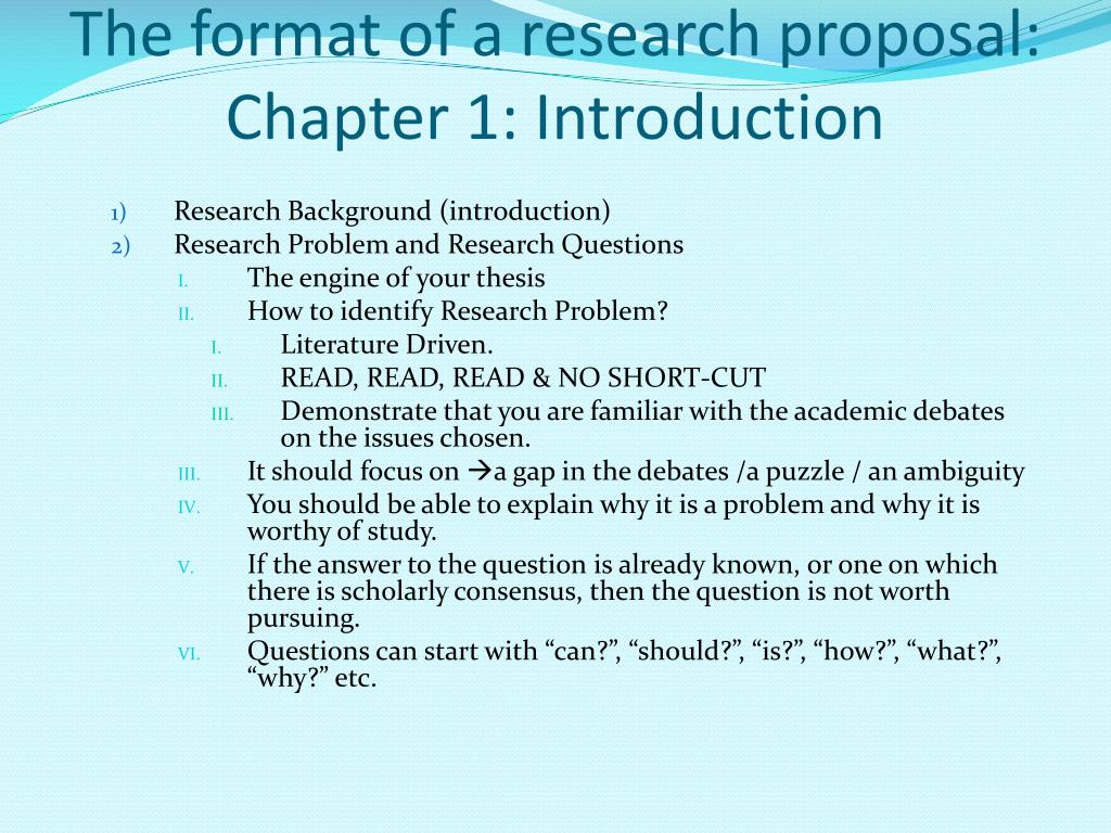 research proposal chapter 1 2 3 ppt