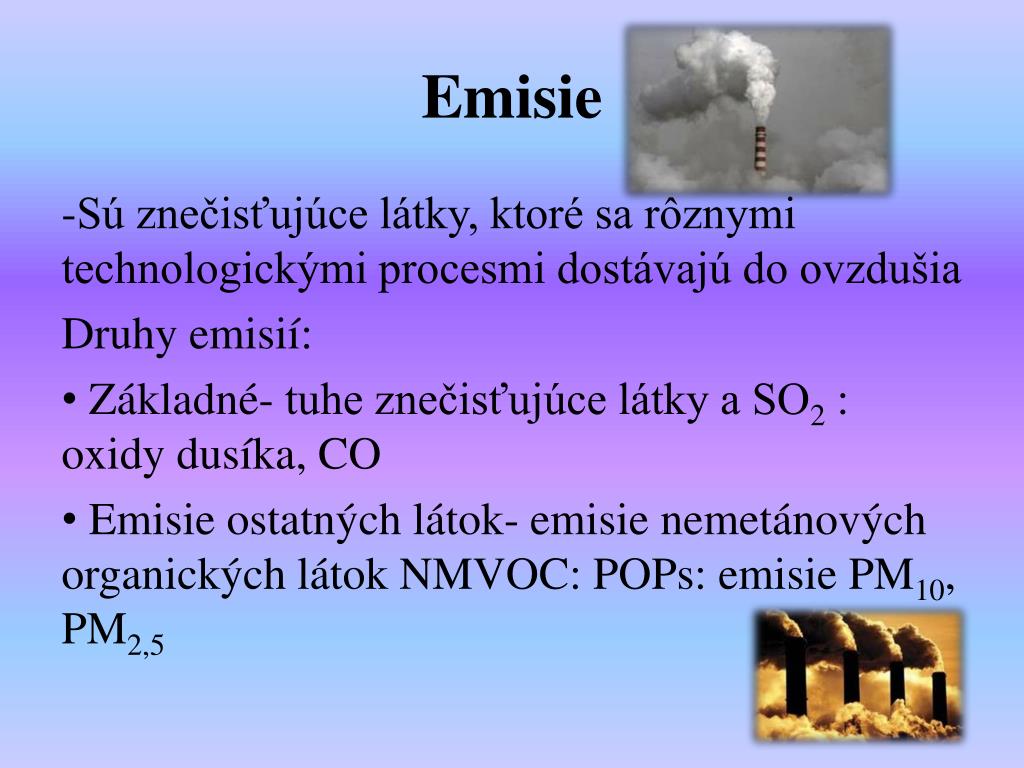 PPT - Vývoj emisií v Bratislave PowerPoint Presentation, free download -  ID:3457171