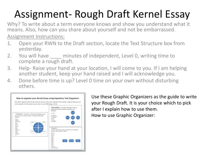 how to write a kernel essay