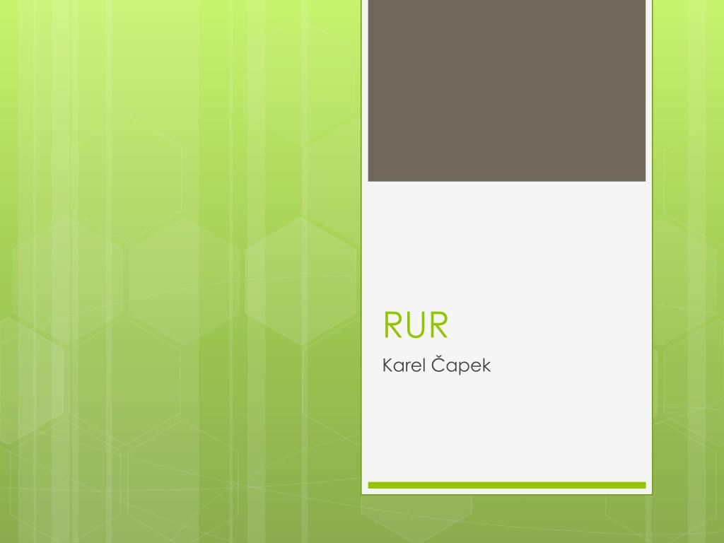 PPT - RUR PowerPoint Presentation, free download - ID:3457450