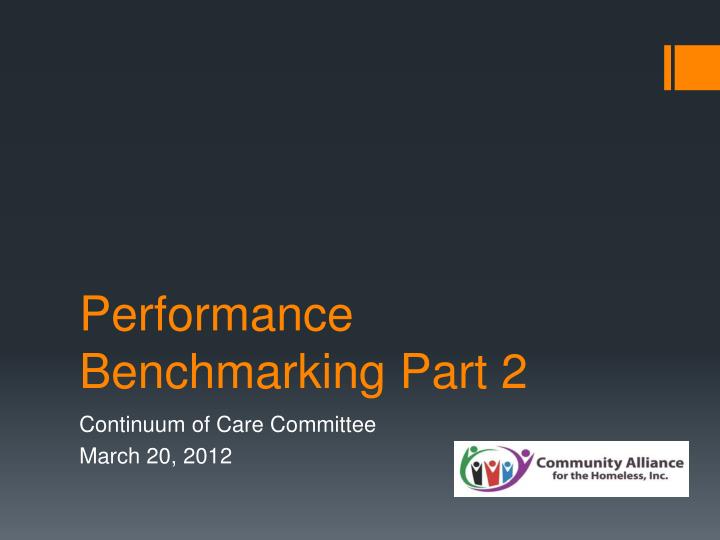 performance benchmarking part 2 n.