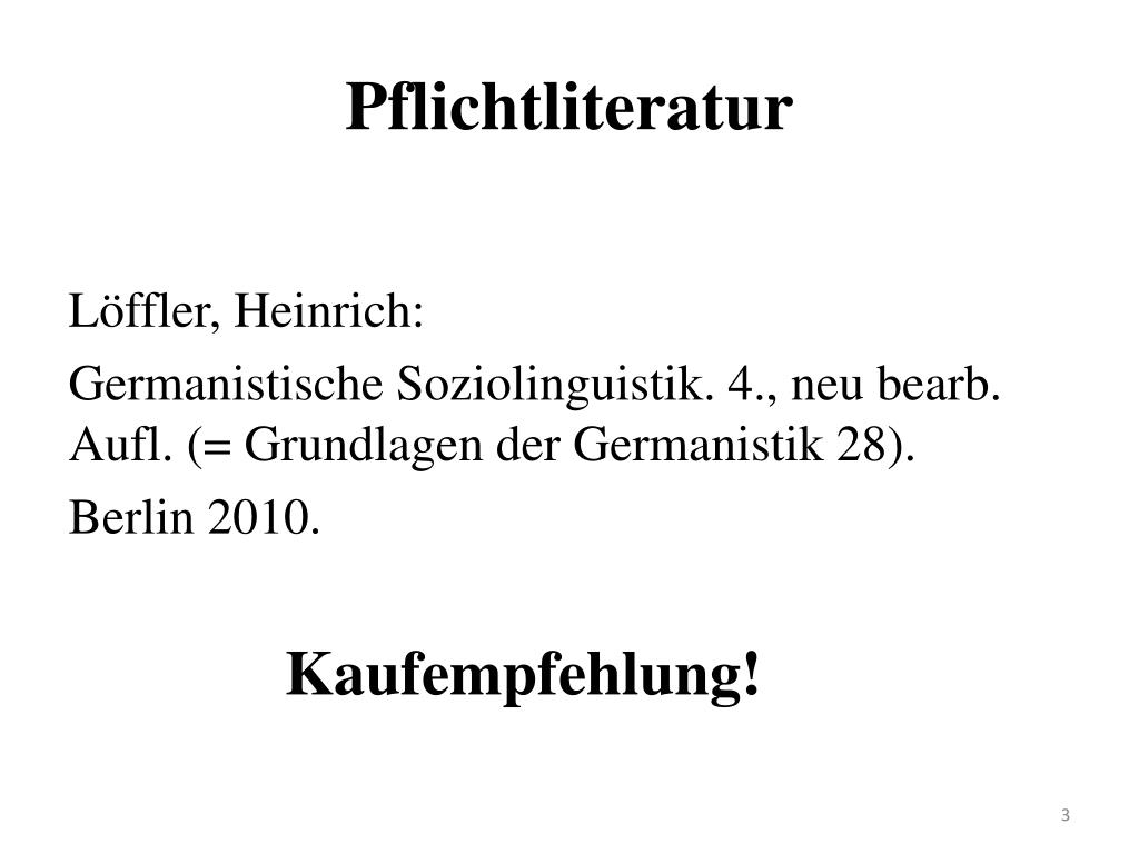 Germanistische Soziolinguistik Heinrich Löffler Pdf www.slideserve.com