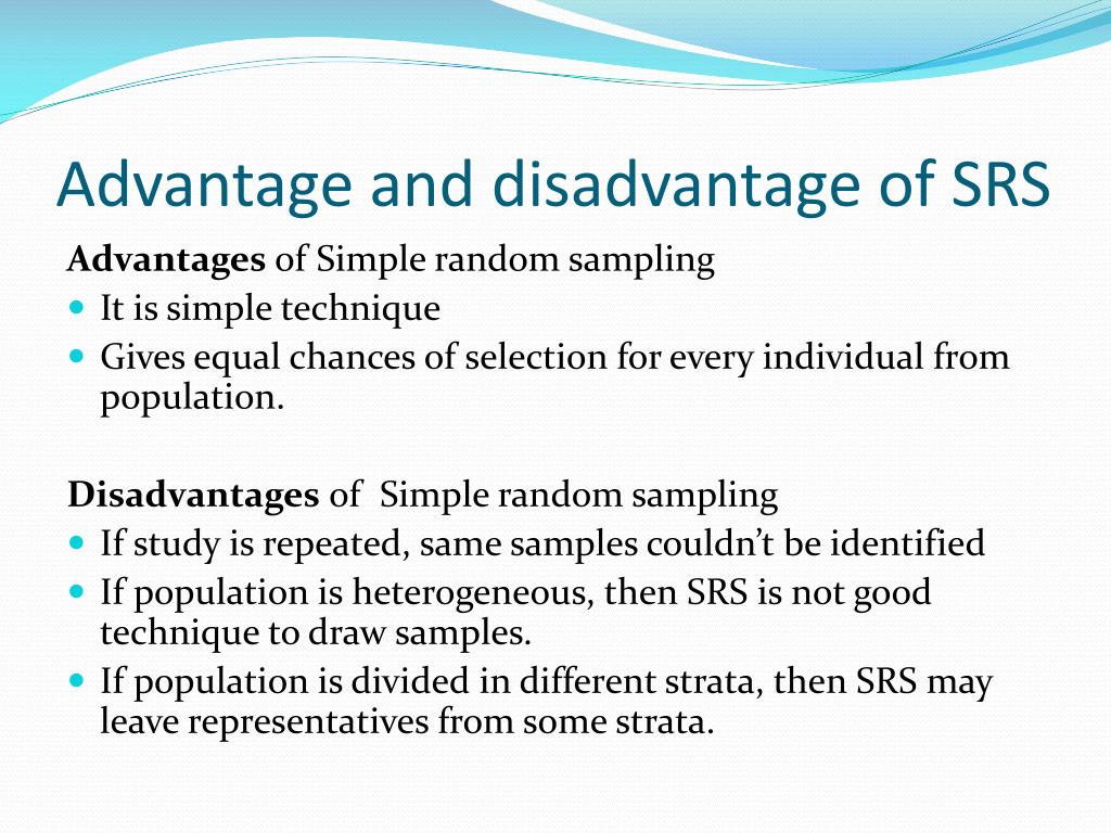advantages of random sampling in qualitative research
