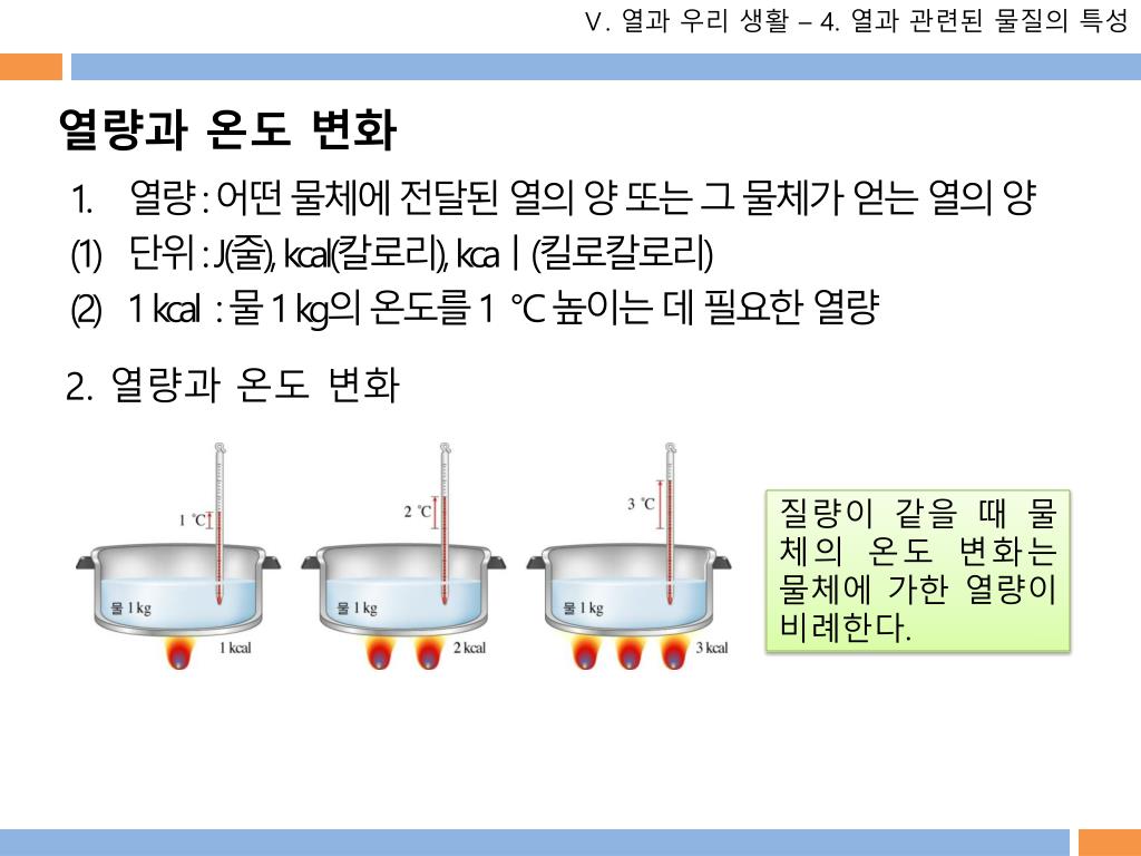 PPT - 1. 온도 : 물체의 차고 뜨거운 정도를 수치로 나타낸 것 PowerPoint Presentation - ID:3462169