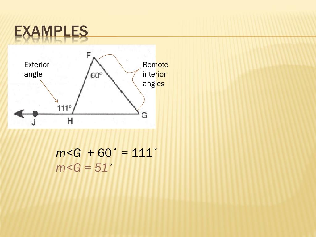 Ppt Lesson 4 3 Triangle Inequalities Exterior Angles