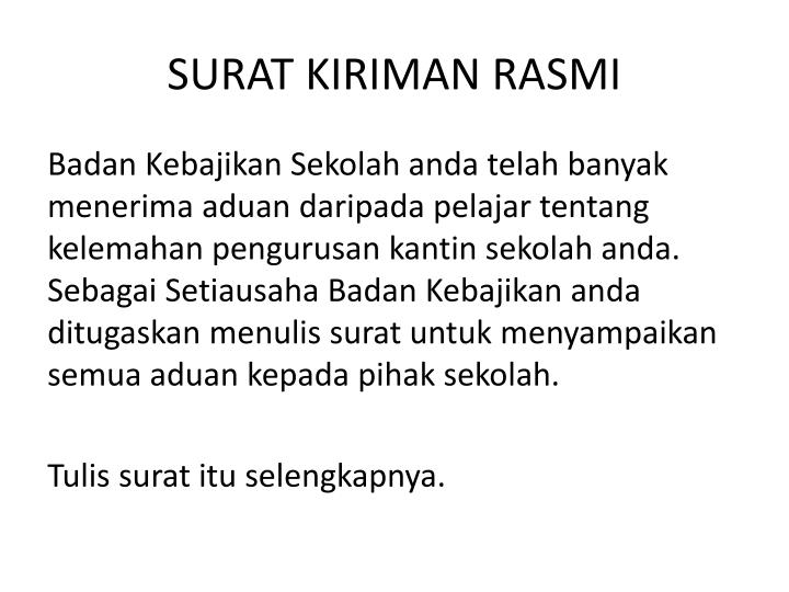 surat rasmi permohonan drop subjek   91