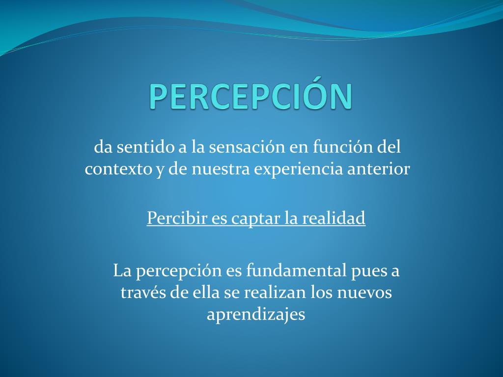 Ppt PercepciÓn Powerpoint Presentation Free Download Id3466088 5755