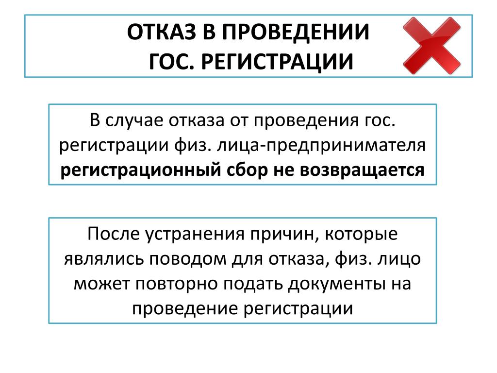 Отказался быть физическим лицом