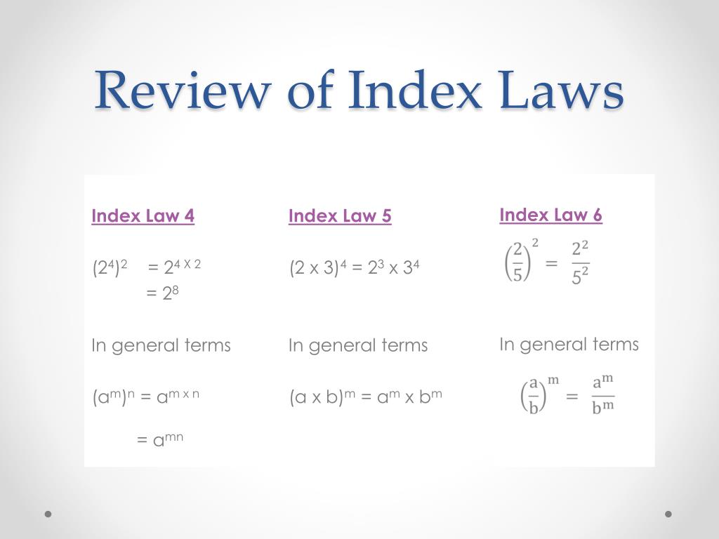 PPT Indices PowerPoint Presentation, free download ID3466736