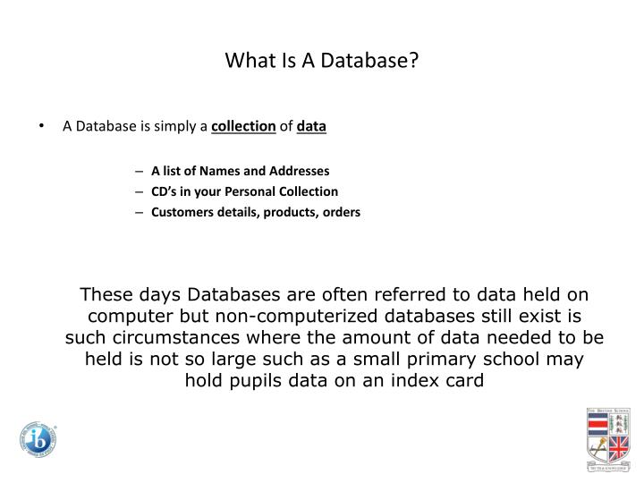 ppt unit 7 store and retrieve it powerpoint presentation id 3467295 computerized database