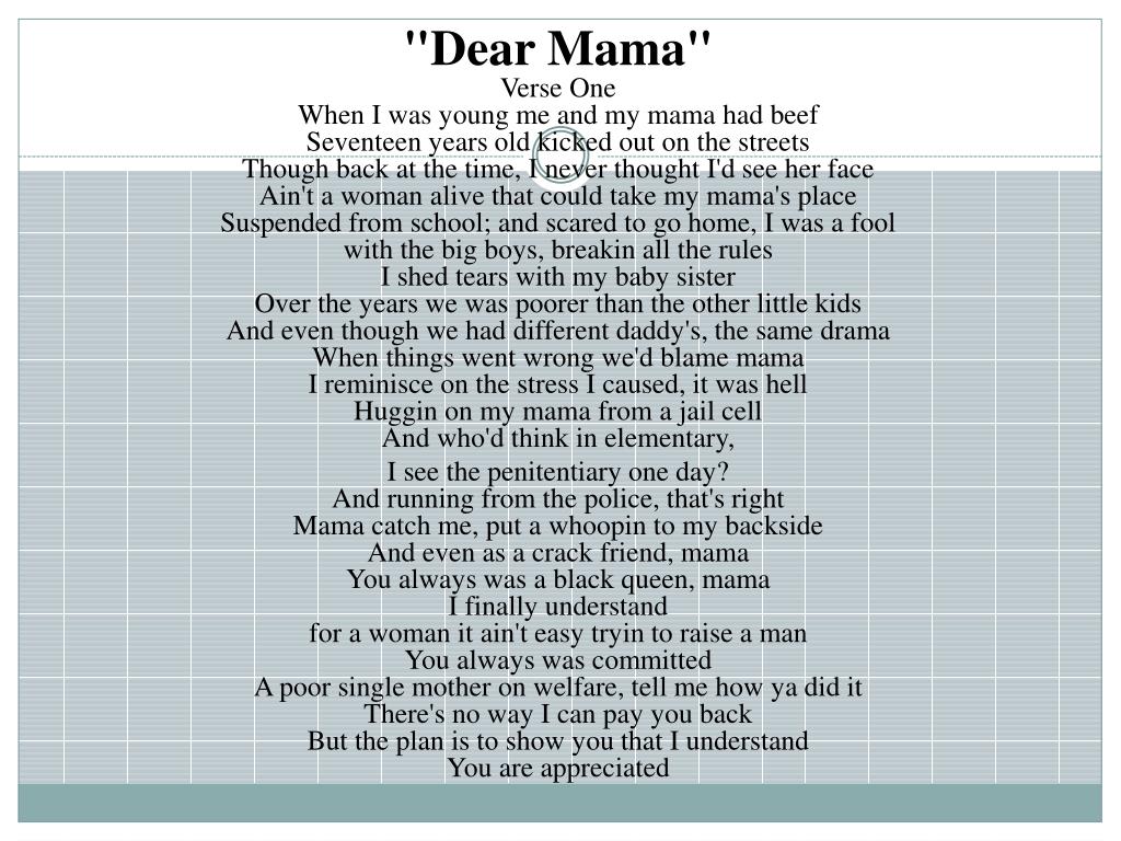 lyrics to dear mama by tupac lyrics to dear mama by tupac