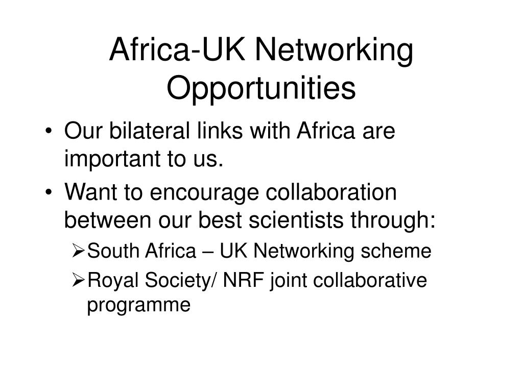 PPT - Strengthening UK-Africa Partnerships for Sustainable Development ...