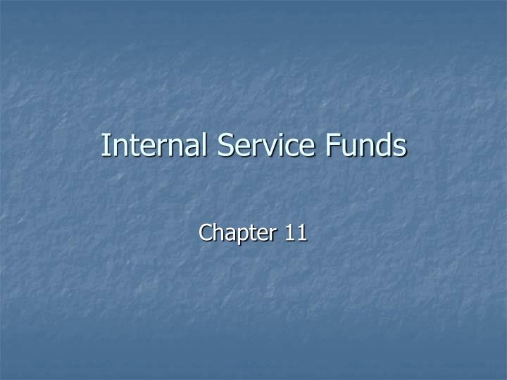 internal service funds n.